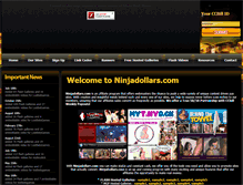 Tablet Screenshot of ninjadollars.com